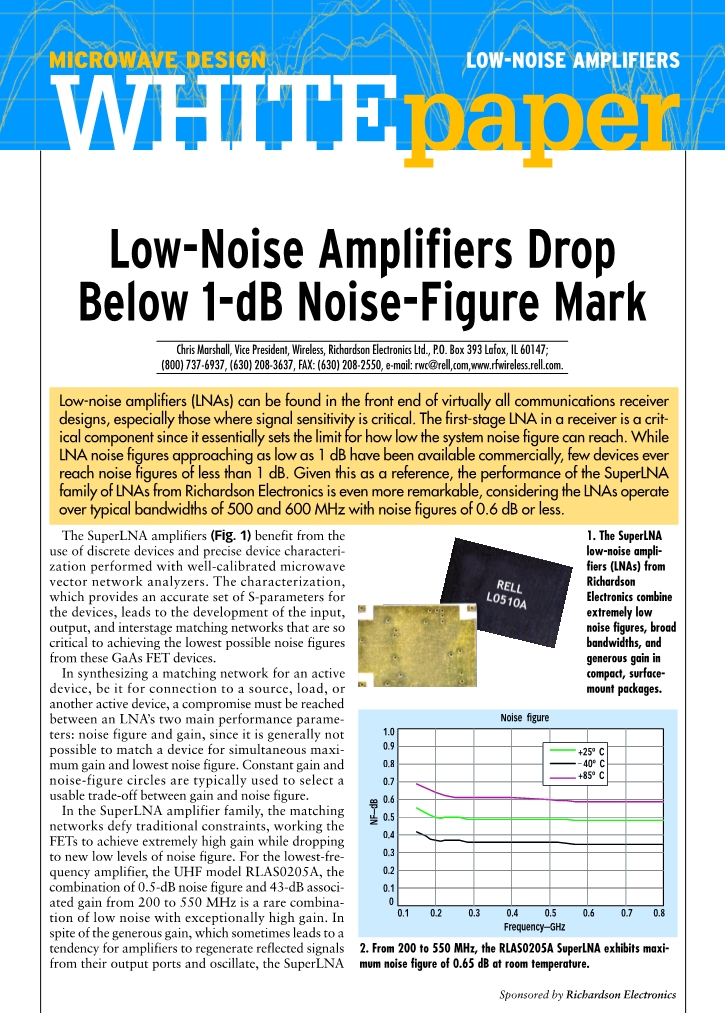 Low-Noise Amplifiers Drop Below 1-dB Noise-Figure Mark1.jpg