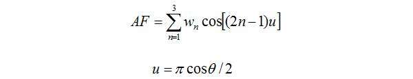 天线阵加权之Dolph-Chebyshev Example