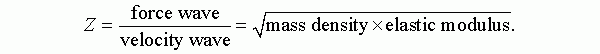 Wave Reflection at an Impedance Discontinuity(阻抗不连续性处的反射)
